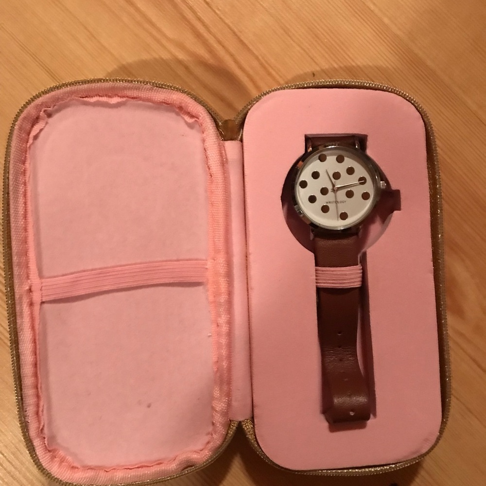 Watch, womens Wristology. Cute case.
